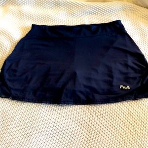 Navy Fila Tennis Skirt